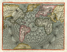 World and World Map By Abraham Ortelius / Pietro Marchetti