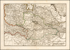 Northern Italy Map By Nicolas de Fer