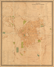 Holy Land and Jerusalem Map By  Imperial Orthodox Palestine Society