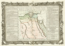 Africa and North Africa Map By Buy de Mornas