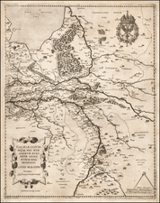 Netherlands Map By Paolo Forlani / Giovanni Francesco Camocio