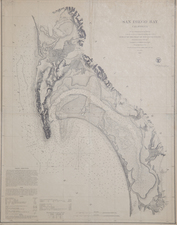 San Diego Bay From Trigonometrical Survey . . . 1857