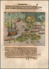 Brazil Map By Theodor De Bry