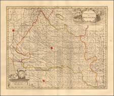 Northern Italy Map By Peter Schenk  &  Gerard Valk