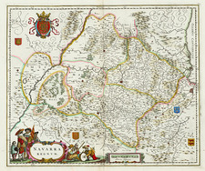 Europe and Spain Map By Willem Janszoon Blaeu