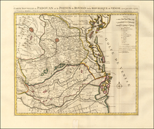 Northern Italy Map By Pierre Mortier