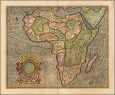 Africa Ex magna orbis terre descriptione Gerardi Mercatoris desumpta Studio & insustrai G.M. Iunioris