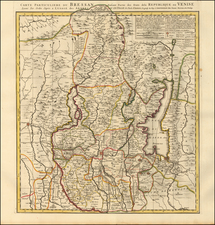 Northern Italy Map By Pierre Mortier