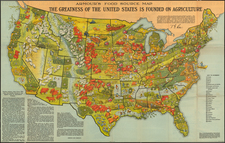 United States Map By Armour & Co.