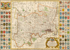 British Counties Map By Robert Sayer / Carington Bowles / Richard William Seale / John Bowles