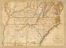 Mid-Atlantic, South, Southeast and Midwest Map By John Russell