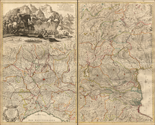 Northern Italy Map By Pierre Mortier