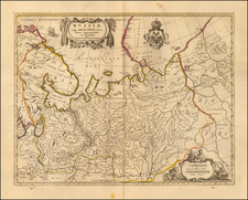 Russia Map By Peter Schenk / Gerard Valk