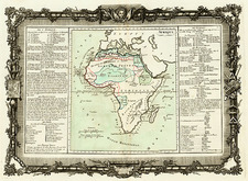 Africa and Africa Map By Buy de Mornas