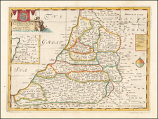 Holy Land Map By Edward Wells