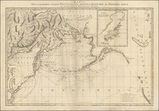 Polar Maps, Alaska, Pacific, Russia in Asia, California and Canada Map By Alexander Wilbrecht