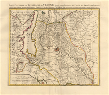 Northern Italy Map By Pierre Mortier