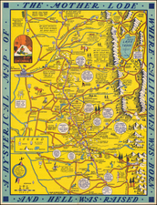 California Map By Lindgren Brothers