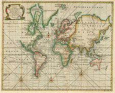 World, World, Australia & Oceania, Australia and Oceania Map By Emanuel Bowen