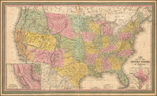 United States Map By Thomas, Cowperthwait & Co.