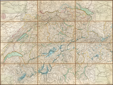 Switzerland Map By Heinrich Keller