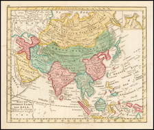 Asia Map By Jan Barend Elwe