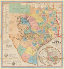 Texas and Southwest Map By Jacob De Cordova