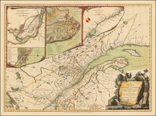 Canada Map By Robert Sayer  &  John Bennett