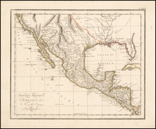 Texas, Plains, Southwest, Rocky Mountains, Mexico and California Map By Anonymous