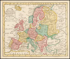 Europe Map By Jan Barend Elwe