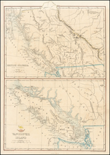 Pacific Northwest and Canada Map By Edward Weller