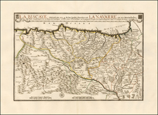 La Biscaye Divisee en ses 4 Principales Parties et La Navarre en ses Merindades . . . 1707