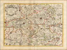 France and Nord et Nord-Est Map By Pierre Mortier