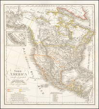 North America Map By Carl Ferdinand Weiland