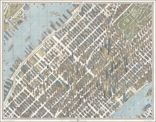 New York City Map By Hermann Bollmann