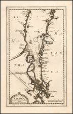 Singapore and Malaysia Map By Pieter van der Aa