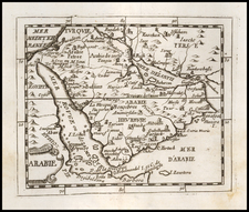 Middle East and Arabian Peninsula Map By Pierre Du Val