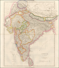 India Map By John Arrowsmith