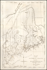 Maine Map By Jedidiah Morse
