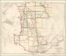 Australia Map By John Arrowsmith