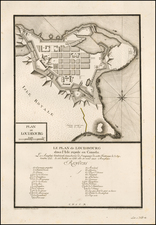 Plan De Louisbourg... [French & Indian War Battle Plan--Louisbourg]