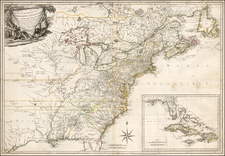 United States, New England, Mid-Atlantic, South, Southeast and Midwest Map By Jacques Esnauts / Michel Rapilly