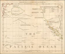 Rocky Mountains, Alaska, Baja California, Pacific and California Map By Thomas Jefferys