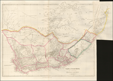 South Africa Map By John Arrowsmith