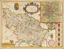 British Counties Map By John Speed