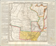 Arkansas, Texas, Midwest, Plains, Missouri, Southwest and Rocky Mountains Map By Henry Charles Carey  &  Isaac Lea