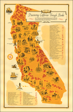 Pictorial Maps and California Map By Schenkofsky-Hecking