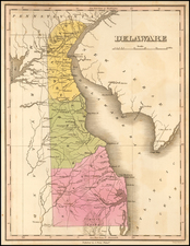 Delaware Map By Anthony Finley