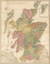 Scotland Map By James Dorret