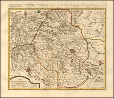 Northern Italy Map By Pierre Mortier